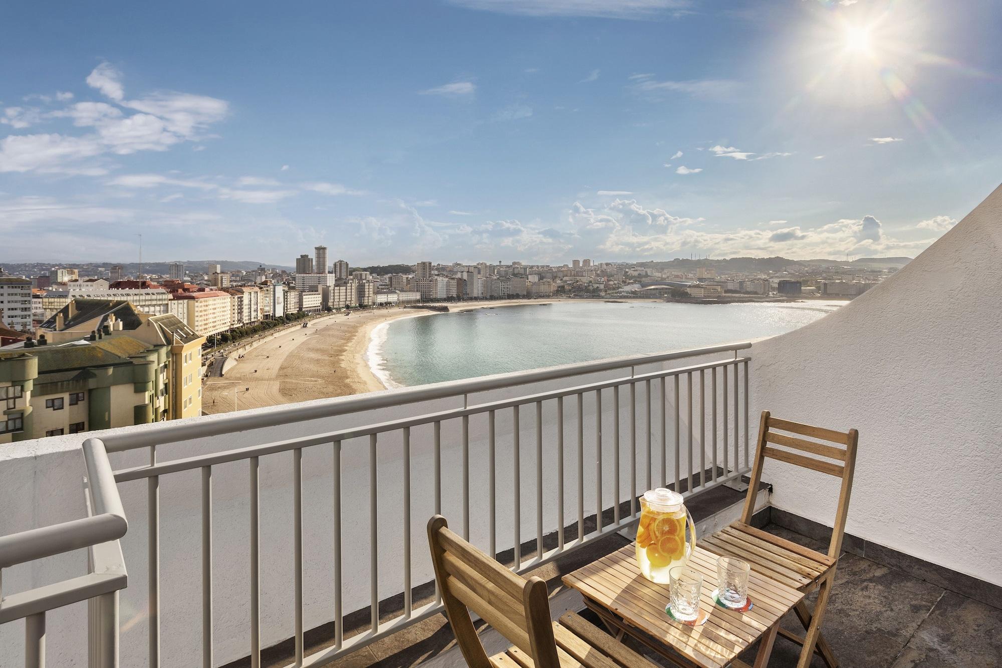 Melia Maria Pita Hotel A Coruña Exterior foto
