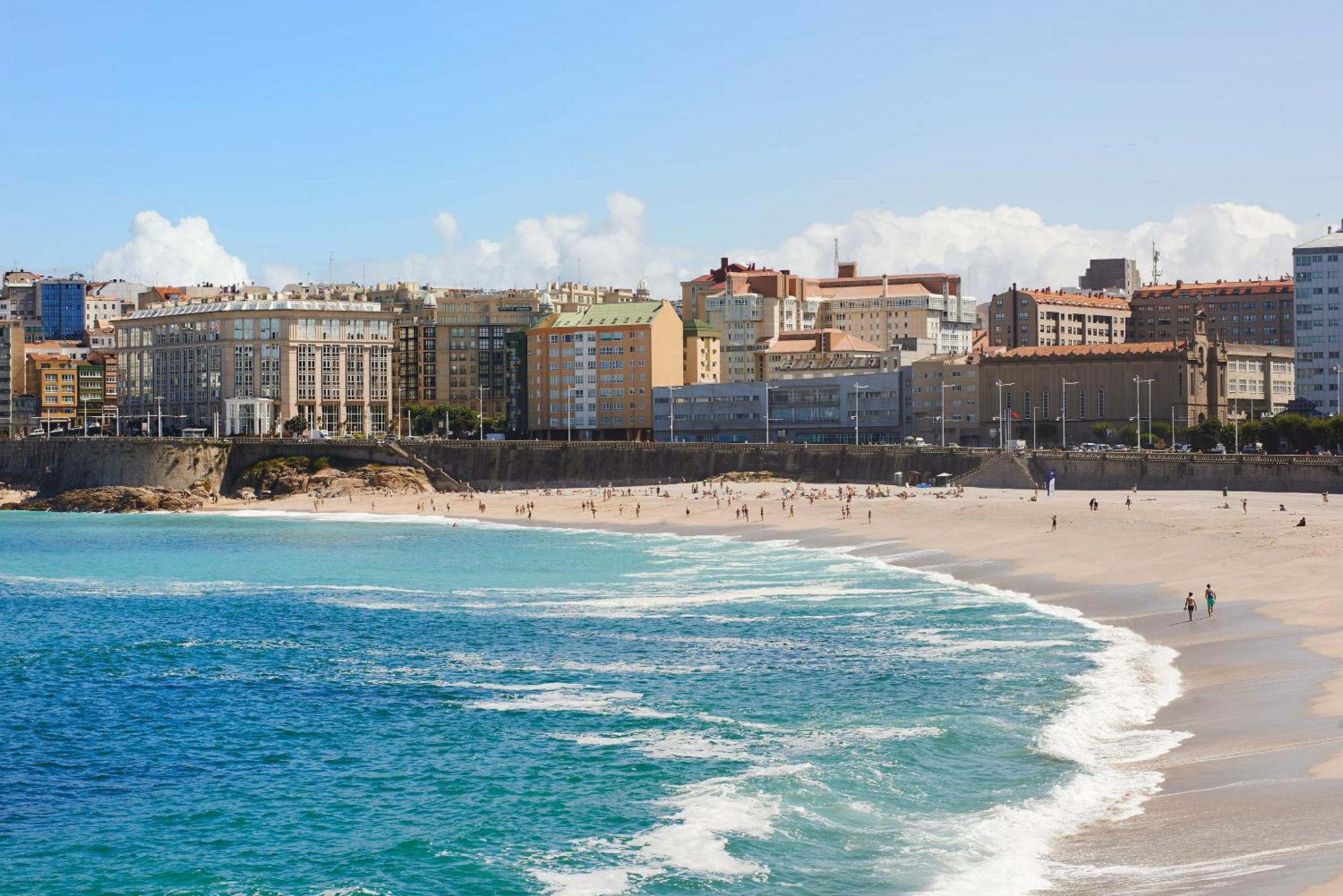 Melia Maria Pita Hotel A Coruña Exterior foto