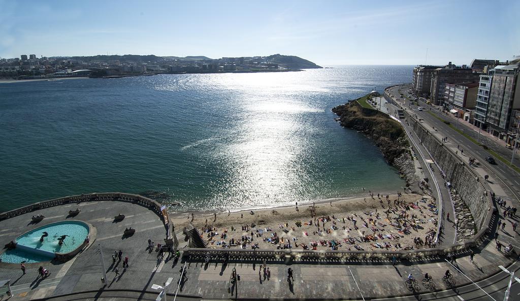 Melia Maria Pita Hotel A Coruña Exterior foto